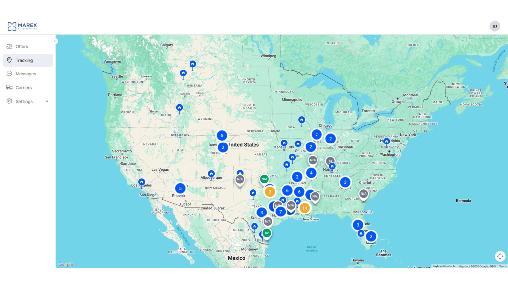 Location & Status Based RFQ - 1